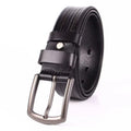 Herren-Ledergürtel, 100 % Vollnarbenleder, massiver Echtledergürtel, 3,3 cm Breite | N8100