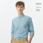 Herren Dünn Kariert Baumwolle Casual Slim Fit Langarm Button Down Hemden Frühling Sommer | MC-2228