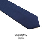 2,5 Zoll einfarbige Krawatten, Krawatten-Set, Business-Krawatte für formelle Anlässe, für Herren | ZYL