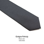 2,5 Zoll einfarbige Krawatten, Krawatten-Set, Business-Krawatte für formelle Anlässe, für Herren | ZYL