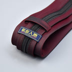 Klassische einfarbige seidige Krawatte mit Reißverschluss für Herren | LK02