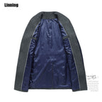 Herrenmantel Hochwertiger mittellanger Trenchcoat aus Wollmischung | XZ1681