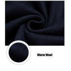 Hochwertiger, zweireihiger, langer Trenchcoat aus australischer Wollmischung für Herren | XZ338