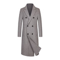 Executive Class Premium Herren Luxus Langer Trenchcoat aus australischer Wolle | XZ5829